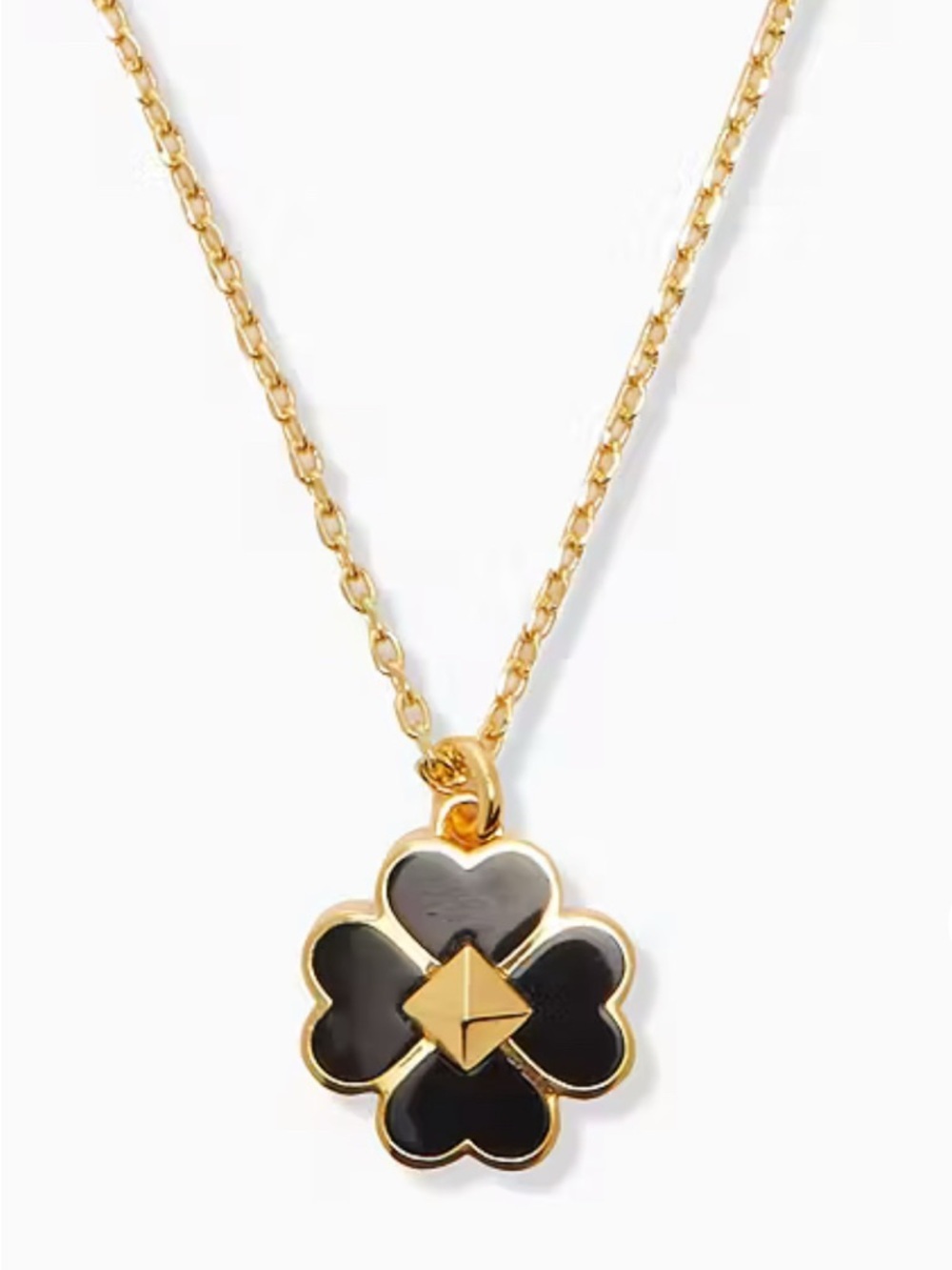 Spades and Studs Enamel Mini Pendent